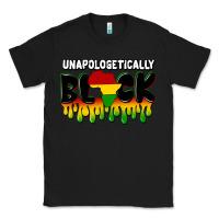 Black unapologetically black Classic Tee - CowGirlArtShop