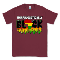 Burgundy unapologetically black Classic Tee - CowGirlArtShop
