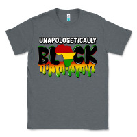 Charcoal Heather unapologetically black Classic Tee - CowGirlArtShop