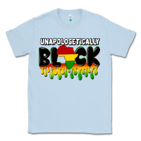 Dusty Blue unapologetically black Classic Tee - CowGirlArtShop