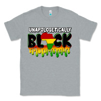 Heather Grey unapologetically black Classic Tee - CowGirlArtShop