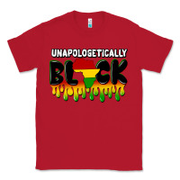 Red unapologetically black Classic Tee - CowGirlArtShop