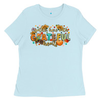 Baby Blue gather here with grateful hearts Ladies Tee - CowGirlArtShop