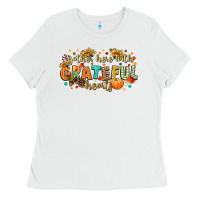 White gather here with grateful hearts Ladies Tee - CowGirlArtShop
