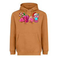 Meerkat pink christmas coffee cups Heavyweight Hoodie - AdoDesignShop