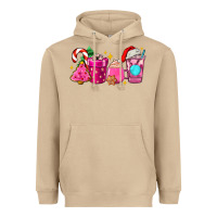 Mushroom pink christmas coffee cups Heavyweight Hoodie - AdoDesignShop