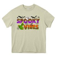 Mossy Spooky vibes Heavy Core Tee - NancyCooperArtShop