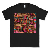 Black valentines day violin and cowboy boots country music Classic Tee - Jasminsmagicworld