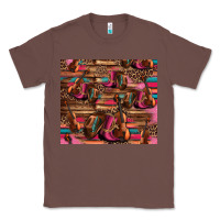 Chestnut valentines day violin and cowboy boots country music Classic Tee - Jasminsmagicworld