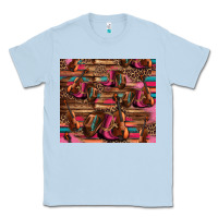 Dusty Blue valentines day violin and cowboy boots country music Classic Tee - Jasminsmagicworld