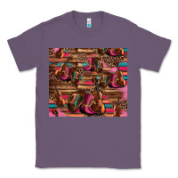 Lavender valentines day violin and cowboy boots country music Classic Tee - Jasminsmagicworld