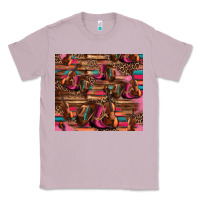 Lilac valentines day violin and cowboy boots country music Classic Tee - Jasminsmagicworld