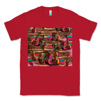 Red valentines day violin and cowboy boots country music Classic Tee - Jasminsmagicworld
