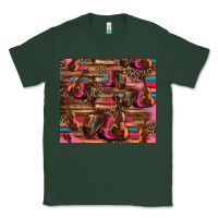 Sports Green valentines day violin and cowboy boots country music Classic Tee - Jasminsmagicworld