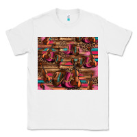 White valentines day violin and cowboy boots country music Classic Tee - Jasminsmagicworld