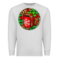 Dove Grey christmas hot chocolate and candies Premium Sweatshirt - AdoDesignShop