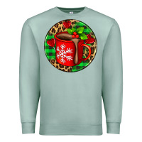 Seafoam christmas hot chocolate and candies Premium Sweatshirt - AdoDesignShop