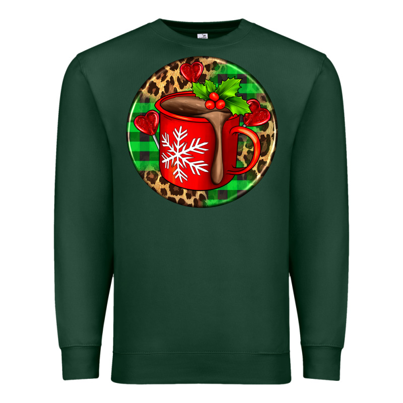 Christmas Hot Chocolate And Candies Premium Sweatshirt by AdoDesignShop | Teevron