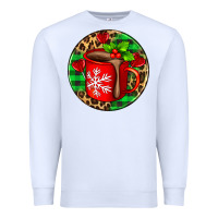 White christmas hot chocolate and candies Premium Sweatshirt - AdoDesignShop