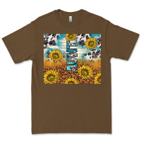Aunt Sunflower Leopard Glitter Premium Tee | Teevron