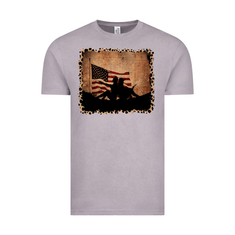 America Western Cowboy And Cowgirl Leopard Frame Vintage Tee by CowCowDesign | Teevron