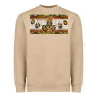 Mushroom easter camouflage egg hunter bunny license plate template Heavyweight Sweatshirt - BarkalooDesign