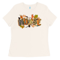 Bone fall nurse Ladies Tee - CowGirlArtShop