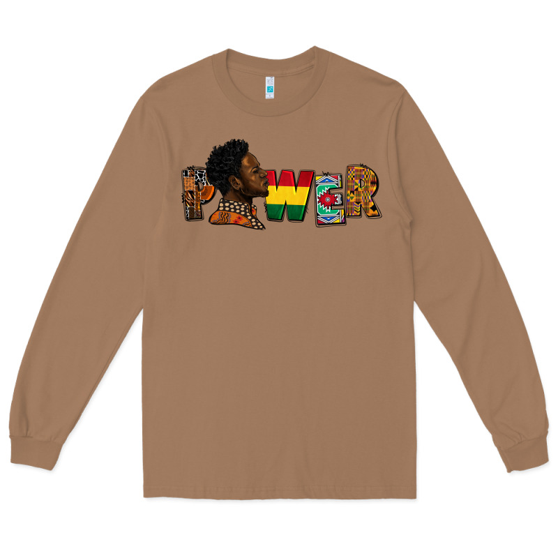 Power Juneteenth Long Sleeve Tee by FaDigitalArtStudio | Teevron