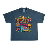 Midnight Navy Nacho average girl Urban Heavy Tee - FaDigitalArtStudio