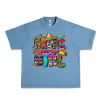 Pebble Blue Nacho average girl Urban Heavy Tee - FaDigitalArtStudio
