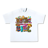 White Nacho average girl Urban Heavy Tee - FaDigitalArtStudio