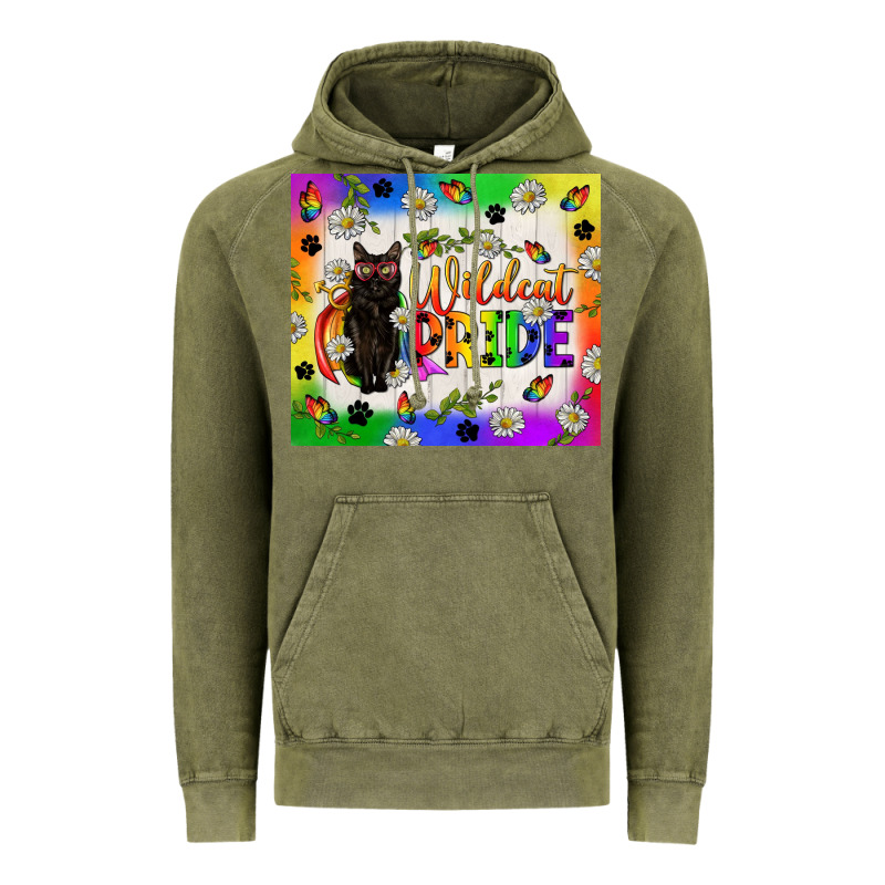 Wildcat Pride Lgbtq Tumbler Vintage Hoodie by BundleAndBundleShop | Teevron