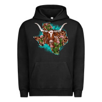 Pigment Black texas longhorn texas map Urban Hoodie - JahusDesignShop