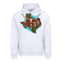 White texas longhorn texas map Urban Hoodie - JahusDesignShop
