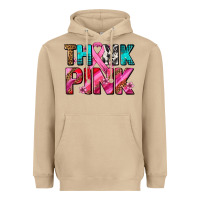 Mushroom think pink cancer ribbon Heavyweight Hoodie - AdoDesignShop