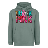 Sage think pink cancer ribbon Heavyweight Hoodie - AdoDesignShop