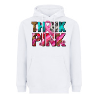 White think pink cancer ribbon Heavyweight Hoodie - AdoDesignShop