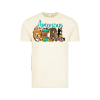 Vintage Arctic American Girl, western Cowhide Vintage Tee - CowCowDesign
