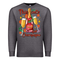 Charcoal Heather this calls for champagne Premium Sweatshirt - AdoDesignShop