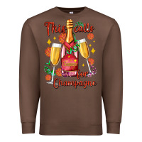 Chestnut this calls for champagne Premium Sweatshirt - AdoDesignShop