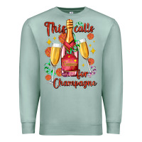 Seafoam this calls for champagne Premium Sweatshirt - AdoDesignShop