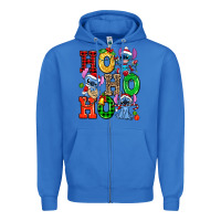 True Royal ho ho ho stitch Zipper Hoodie - AdoDesignShop