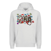 Dove Grey christmas nurse qma Premium Hoodie - CowhideDigitalArt