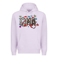 Lilac christmas nurse qma Premium Hoodie - CowhideDigitalArt