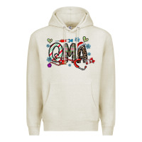 Oatmeal Heather christmas nurse qma Premium Hoodie - CowhideDigitalArt