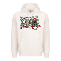 Pale Pink christmas nurse qma Premium Hoodie - CowhideDigitalArt