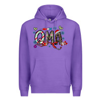 Purple christmas nurse qma Premium Hoodie - CowhideDigitalArt