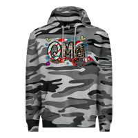 Slate Camo christmas nurse qma Premium Hoodie - CowhideDigitalArt