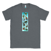 Charcoal Heather dinosaurs pen wrap Classic Tee - Artiststas