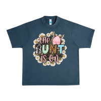 Midnight Navy Easter Day The hunt is on Urban Heavy Tee - OliviaCreatesArt